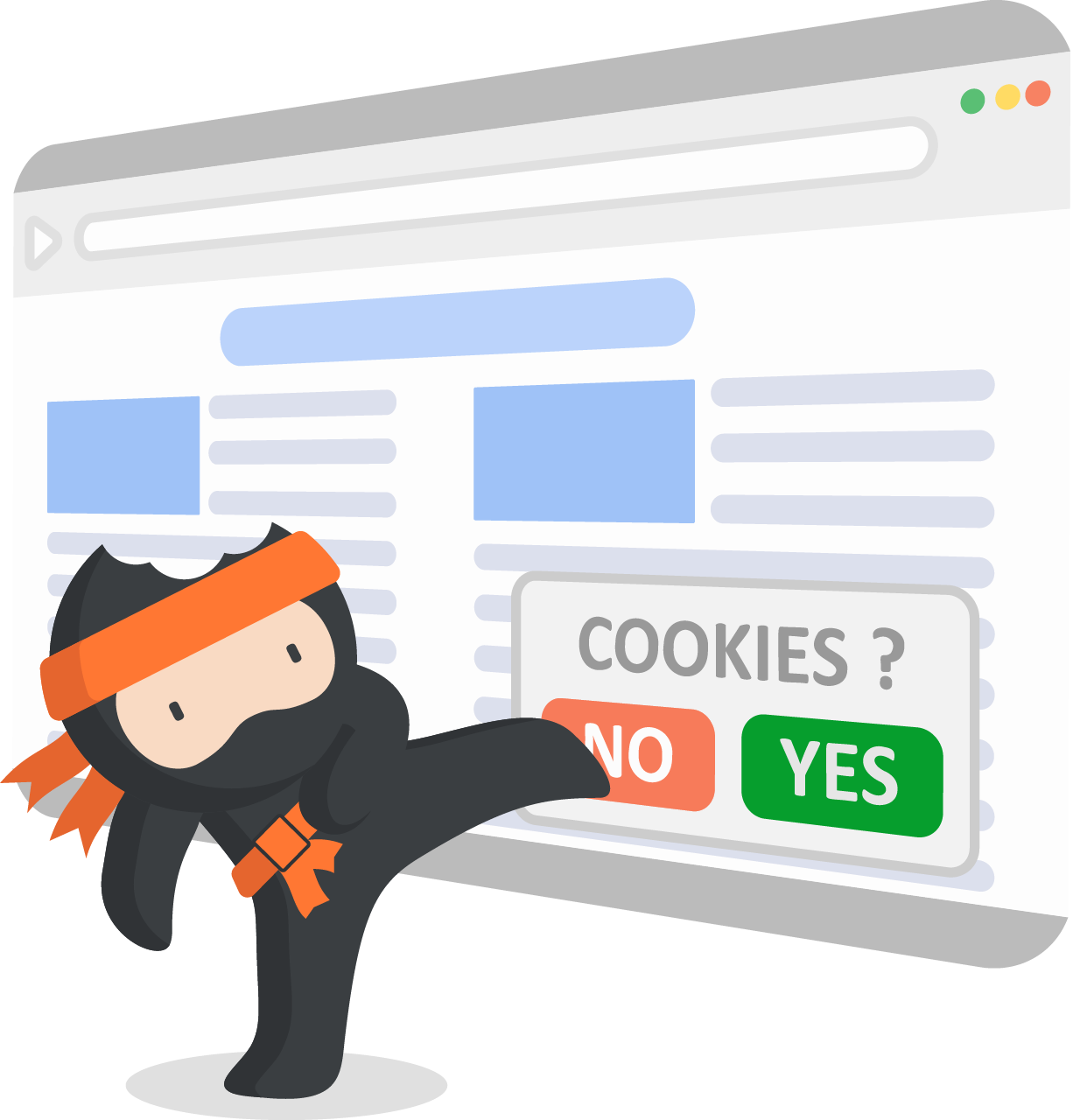 NINJA COOKIE - Enfin une extension contre le tracking !