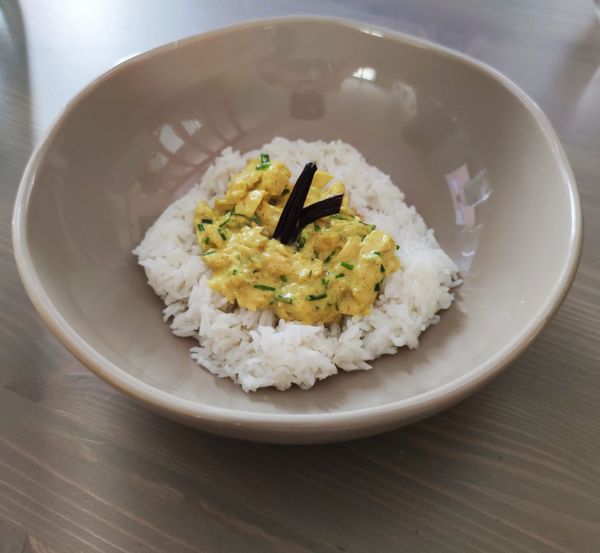 Cuisine - Poulet vanille coco