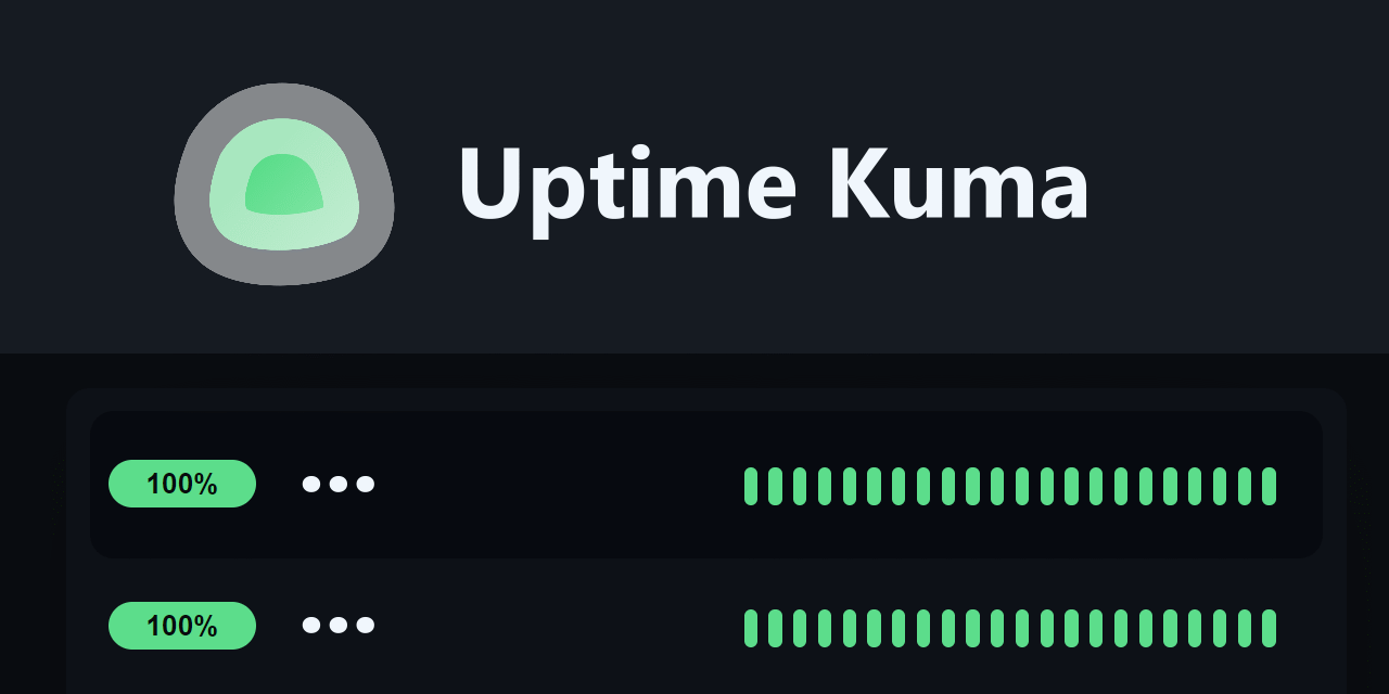 Uptime Kuma - Monitoring pour les sites web